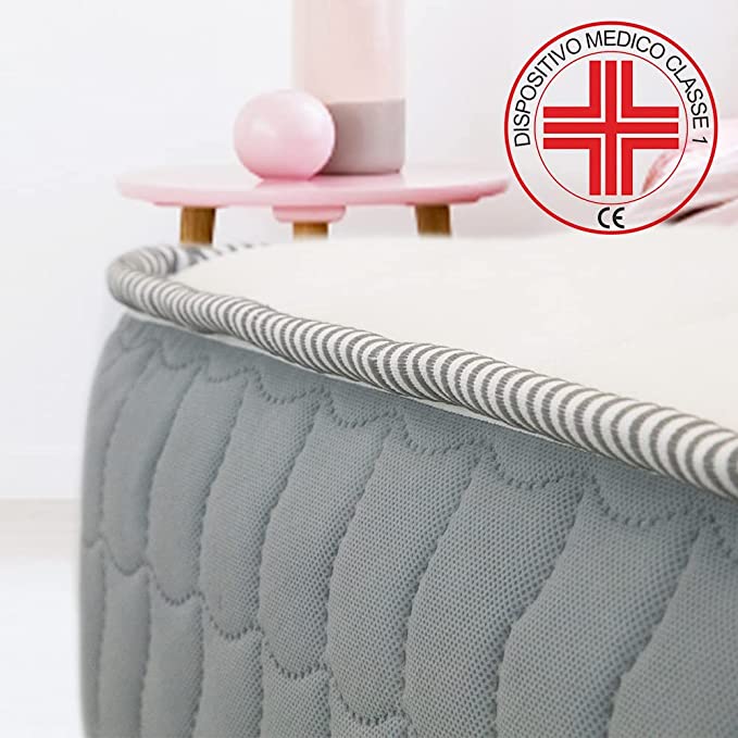 Materasso ortopedico in Memory Foam e Water Foam H22  Anallergico e traspirante | Prodotto in Italia