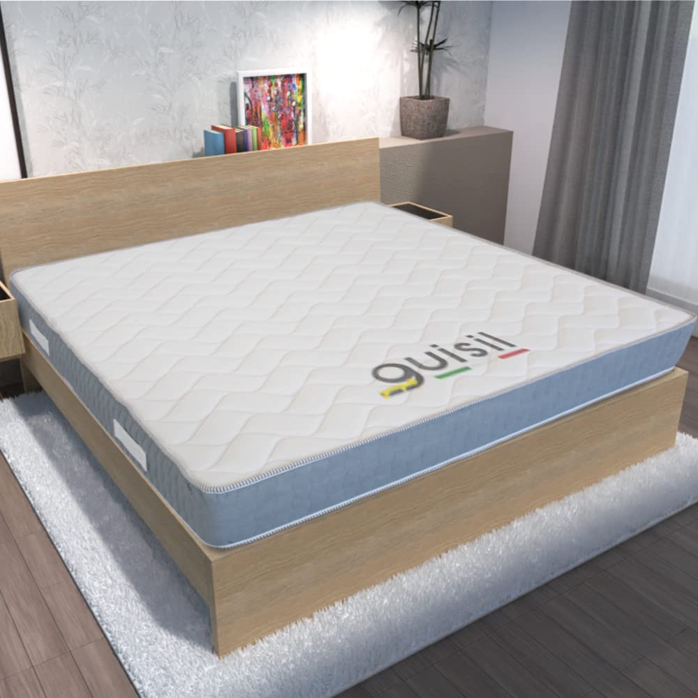 Materasso ortopedico in Memory Foam e Water Foam H22  Anallergico e traspirante | Prodotto in Italia