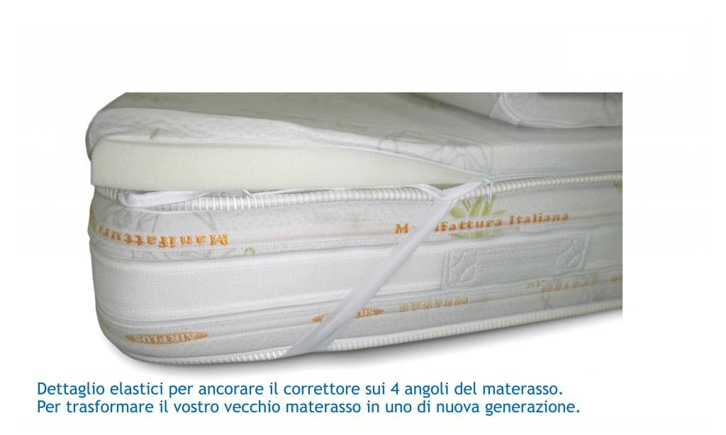 topper correttore in memory foam